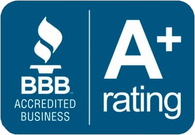 bbb-a+-rated BBB Accredited Business with A+ rating logo
